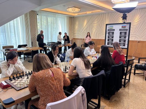 Azərbaycan - Özbəkistan matçı start götürdü - FOTOLAR