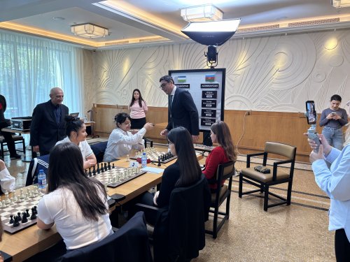 Azərbaycan - Özbəkistan matçı start götürdü - FOTOLAR