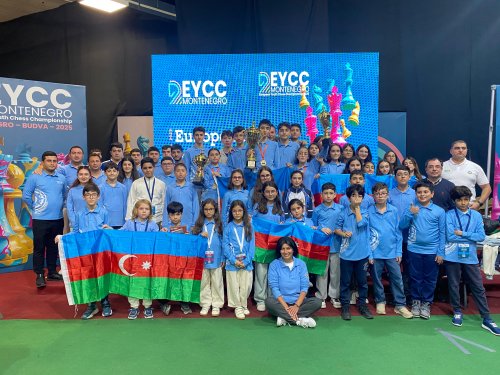 Şahmatçımız Avropa çempionu oldu -  FOTOLAR