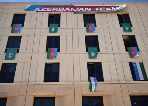 Nazir atletlər kəndində tapşırıqlar verdi - FOTOLAR