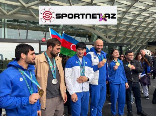 İslamiadanın qalib cüdoçuları Vətəndə - FOTOLAR - VİDEO