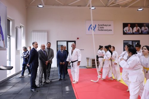 "İmişli" rəsmisini cüdo ilə nə birləşdirir? - FOTOLAR