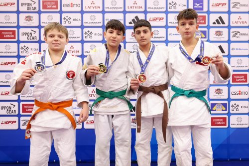 Cüdoçularımız Latviyada 4 medal qazandı - FOTOLAR