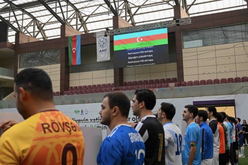 Dövlət qurumları minifutbol turnirində - FOTOLAR