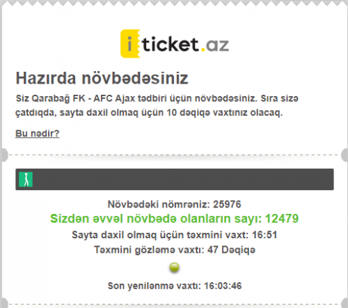 "Qarabağ" - "Ayaks" oyununa bilet üçün böyük növbə yarandı - FOTO