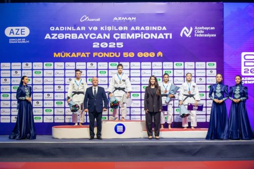 Azərbaycan çempionatı: Fərdi mübarizənin son medalçıları - FOTOLAR
