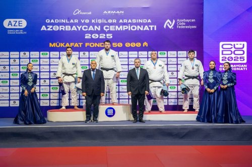 Azərbaycan çempionatı: Fərdi mübarizənin son medalçıları - FOTOLAR