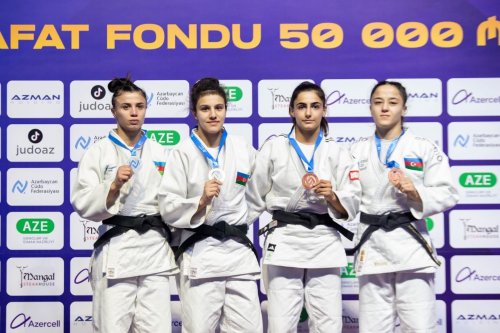 Azərbaycan çempionatı: Fərdi mübarizənin son medalçıları - FOTOLAR