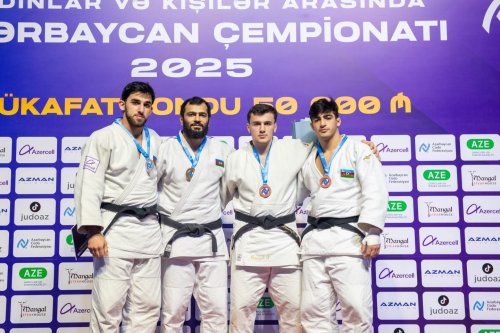 Azərbaycan çempionatı: Fərdi mübarizənin son medalçıları - FOTOLAR