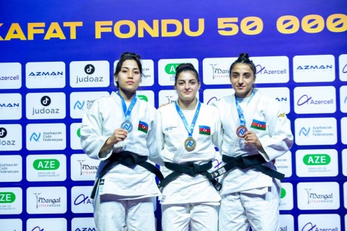 Azərbaycan çempionatı: Fərdi mübarizənin son medalçıları - FOTOLAR