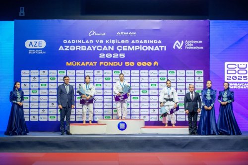 Azərbaycan çempionatı: Fərdi mübarizənin son medalçıları - FOTOLAR