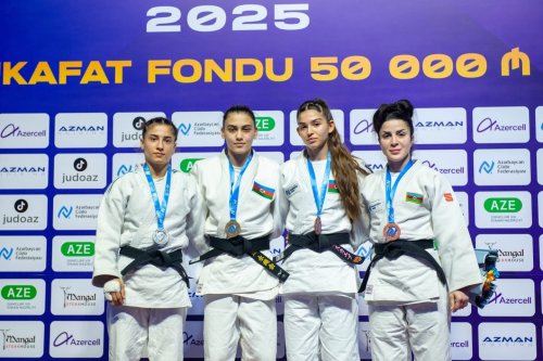 Azərbaycan çempionatı: Fərdi mübarizənin son medalçıları - FOTOLAR