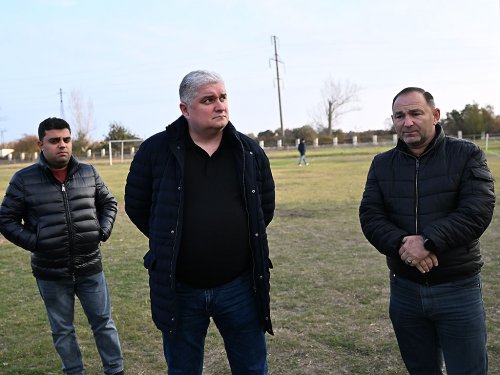 AFFA rəhbərliyi cənubda "Xəzər Lənkəran" stadionundan başqa hər yeri gəzdi - FOTOLAR