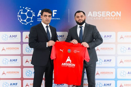 Azərbaycan Minifutbol Federasiyası üçün yeni sponsor - FOTOLAR Azərbaycan Minifutbol Federasiyası üçün yeni sponsor - FOTOLAR