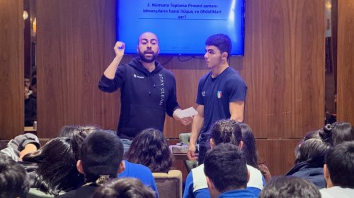 Cüdoçular üçün antidopinq seminarı - FOTOLAR Cüdoçular üçün antidopinq seminarı - FOTOLAR