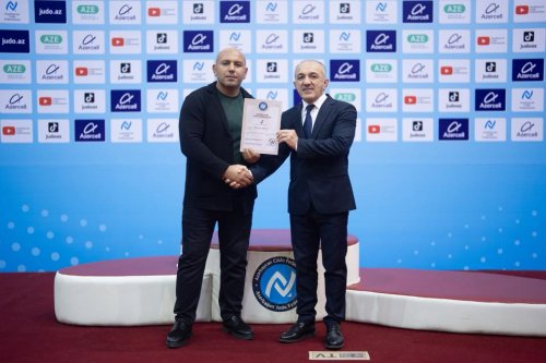 Cüdoçulara dan dərəcələri verildi - FOTOLAR Cüdoçulara dan dərəcələri verildi - FOTOLAR