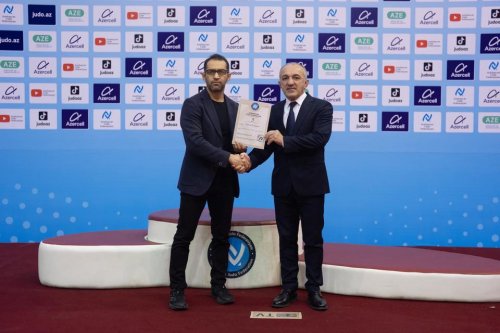 Cüdoçulara dan dərəcələri verildi - FOTOLAR Cüdoçulara dan dərəcələri verildi - FOTOLAR