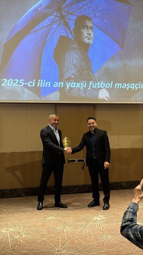 Qurban Qurbanov mükafatlandırıldı - FOTOLAR Qurban Qurbanov mükafatlandırıldı - FOTOLAR