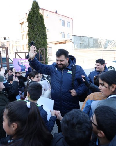 Tanınmış güləşçilərimiz Xankəndidə - FOTOLAR Tanınmış güləşçilərimiz Xankəndidə - FOTOLAR