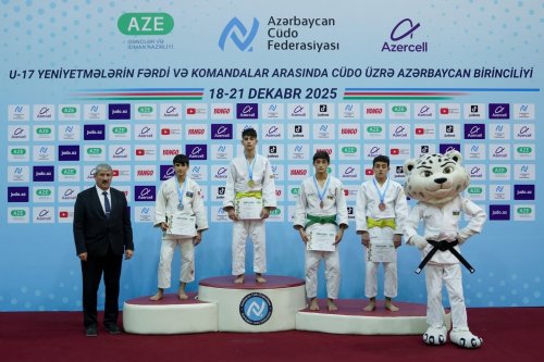 Azərbaycanın daha 5 çəkidə ən yaxşı cüdoçuları məlum oldu - FOTOLAR