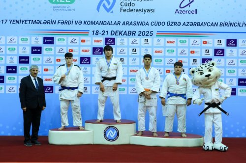 Azərbaycan çempionatı: Fərdi mübarizənin son medalçıları - FOTOLAR