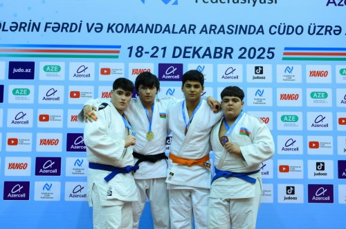 Azərbaycan çempionatı: Fərdi mübarizənin son medalçıları - FOTOLAR