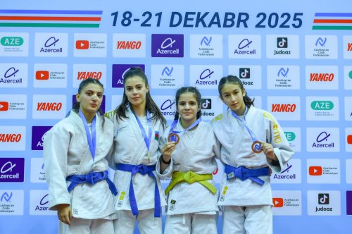 Azərbaycan çempionatı: Fərdi mübarizənin son medalçıları - FOTOLAR