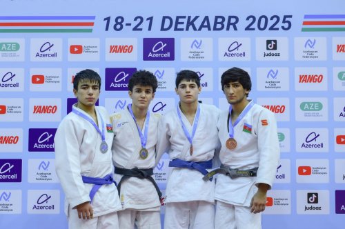 Azərbaycan çempionatı: Fərdi mübarizənin son medalçıları - FOTOLAR