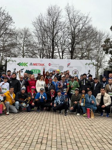 100-dək atlet qaçdı, qaliblər müəyyənləşdi - FOTOLAR