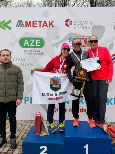 100-dək atlet qaçdı, qaliblər müəyyənləşdi - FOTOLAR