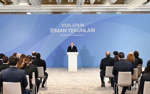 İlham Əliyev: Bu il medal sayı rekord həddə çatıb - FOTOLAR