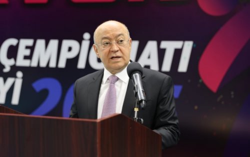 Nazirlər Azərbaycan çempionatının açılışında - FOTOLAR