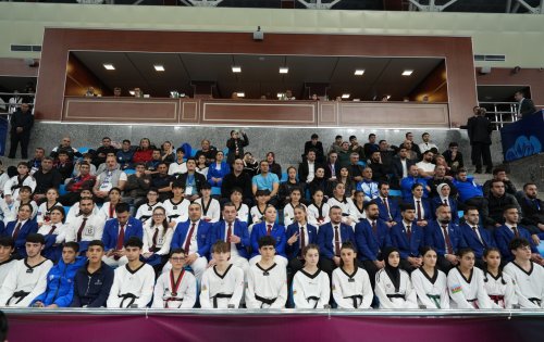 Nazirlər Azərbaycan çempionatının açılışında - FOTOLAR