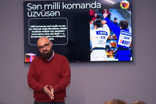 Cüdoçularımıza sosial media təlimi keçirildi - FOTOLAR