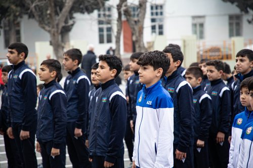 Göyçayda 4 güləş zalı istifadəyə verildi - FOTOLAR