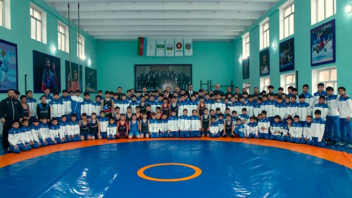 Göyçayda 4 güləş zalı istifadəyə verildi - FOTOLAR