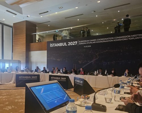 Fərid Qayıbov Avropa Oyunları ilə bağlı iclasda - FOTOLAR