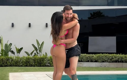 Ronaldunun sevgilisi Messi və xanımının istirahətini bəyəndi - FOTOLAR