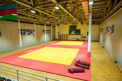 Gəncə İdman Sarayında cüdo zalı açıldı - FOTOLAR