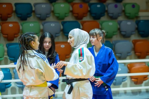 Gəncə İdman Sarayında cüdo zalı açıldı - FOTOLAR