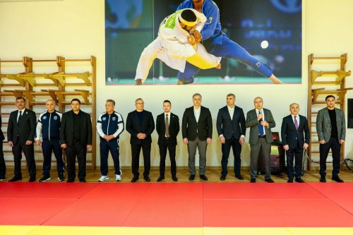 Gəncə İdman Sarayında cüdo zalı açıldı - FOTOLAR