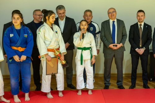 Gəncə İdman Sarayında cüdo zalı açıldı - FOTOLAR