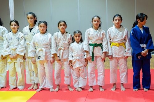 Gəncə İdman Sarayında cüdo zalı açıldı - FOTOLAR