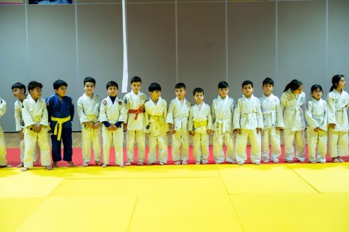 Gəncə İdman Sarayında cüdo zalı açıldı - FOTOLAR