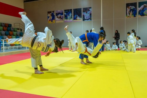 Gəncə İdman Sarayında cüdo zalı açıldı - FOTOLAR