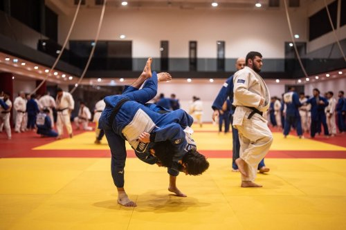 5 ölkənin cüdoçuları Bakıda - FOTOLAR