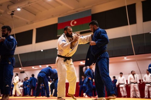 5 ölkənin cüdoçuları Bakıda - FOTOLAR