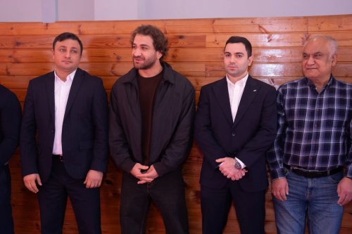 Avropa çempionu Bakıda yeni cüdo zalı açdı - FOTOLAR