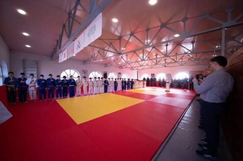 Avropa çempionu Bakıda yeni cüdo zalı açdı - FOTOLAR