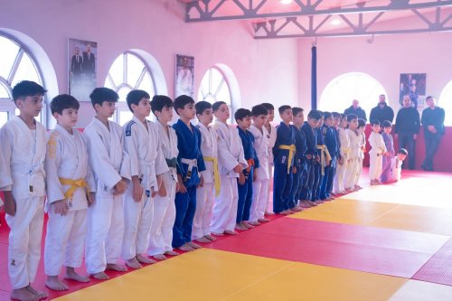 Avropa çempionu Bakıda yeni cüdo zalı açdı - FOTOLAR